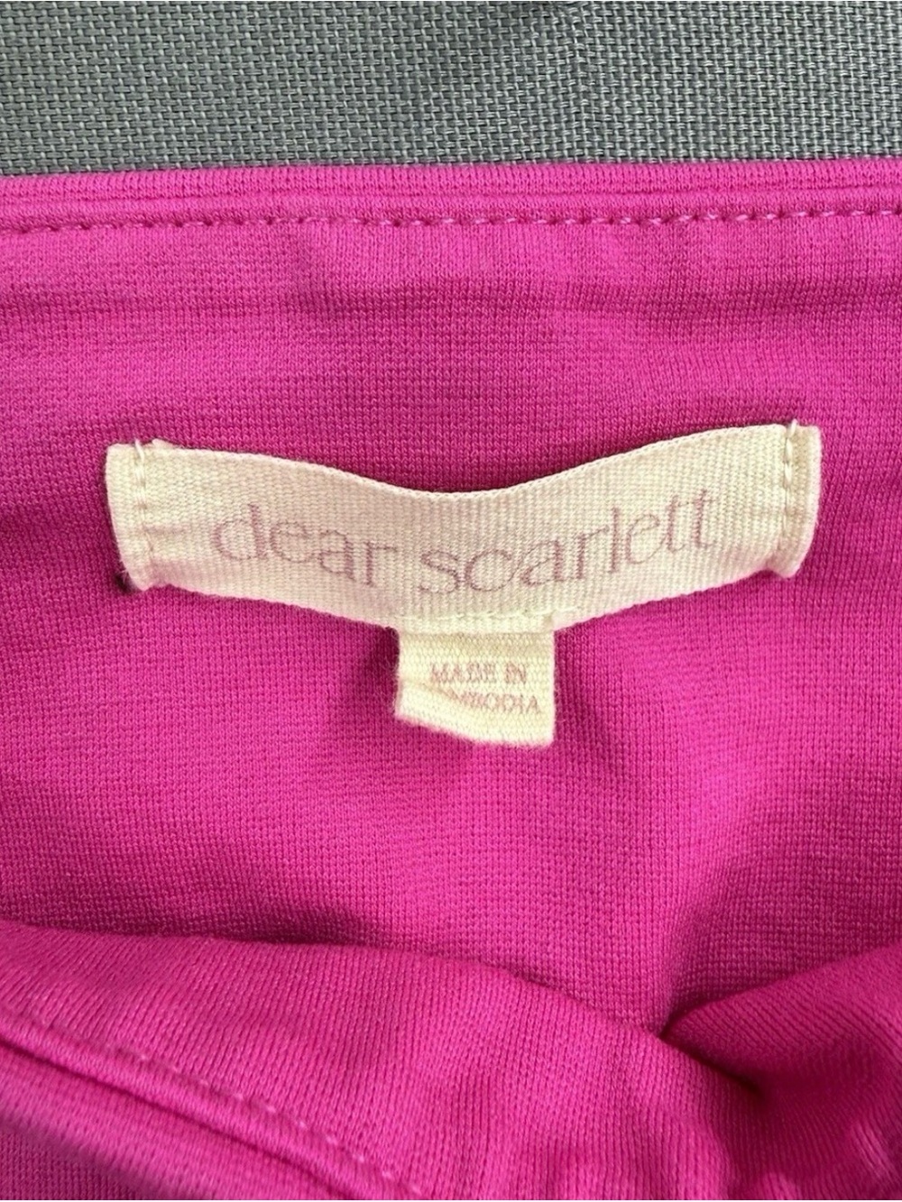Dear Scarlett Women’s Pink Pull On Flare Pants Stretch Dress Career Size Medium - Picture 5 of 5